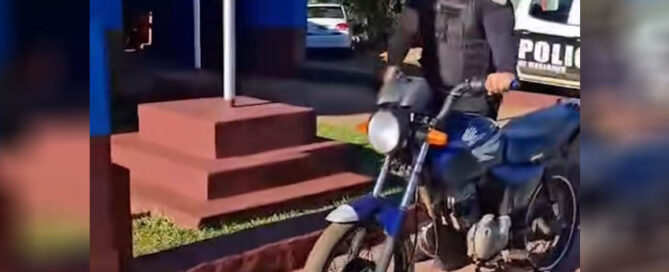 PANAMBÍ: Le secuestraron la moto tras viralizar sus picadas y maniobras peligrosas