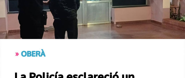 OBERÀ: La Policía esclareció un hurto domiciliario y recuperó prendas y calzados robados