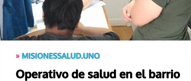 Operativo de salud en el barrio Nuevo del Km 0 registró más de 200 atenciones